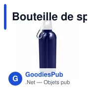 Bouteille de sport personnalisable 500 ml avec logo - Brenda - Miniature 12