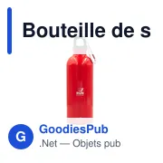 Bouteille de sport personnalisable 500 ml avec logo - Brenda - Miniature 6