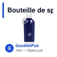 Bouteille de sport personnalisable 500 ml avec logo - Brenda - Miniature 10
