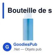 Bouteille de sport personnalisable 500 ml avec logo - RPET - Miniature 1