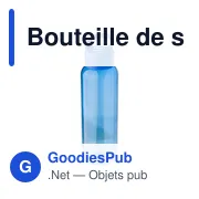Bouteille de sport personnalisable 500 ml avec logo - RPET - Miniature 2