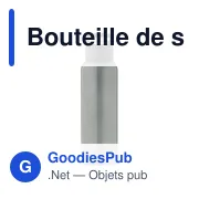 Bouteille de sport personnalisable 500 ml avec logo - RPET - Miniature 4