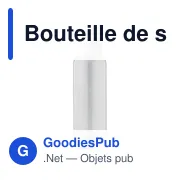 Bouteille de sport personnalisable 500 ml avec logo - RPET - Miniature 6
