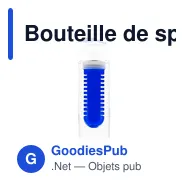 Bouteille de sport personnalisable 650 ml avec logo - Carter - Miniature 9
