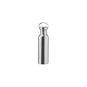 Variante argenté - Bouteille de sport personnalisable 700 ml avec logo - modèle noir