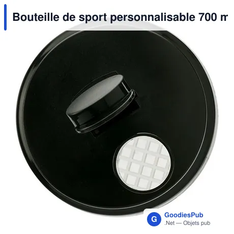 Bouteille de sport personnalisable 700 ml avec logo - shaker