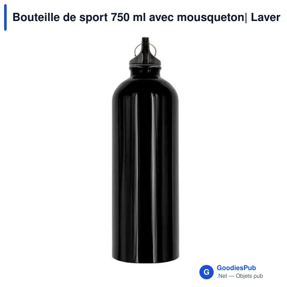Bouteille de sport personnalisable 750 ml avec logo - Laveriano - Image 8