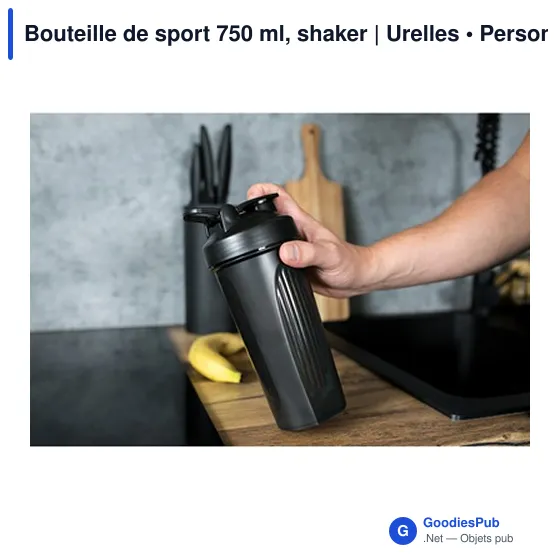Bouteille de sport personnalisable 750 ml avec logo | Urelles - Image 12