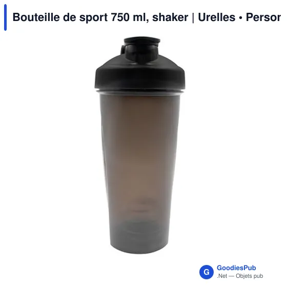 Bouteille de sport personnalisable 750 ml avec logo | Urelles - Image 5