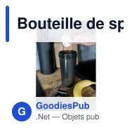Bouteille de sport personnalisable 750 ml avec logo | Urelles - Miniature 9