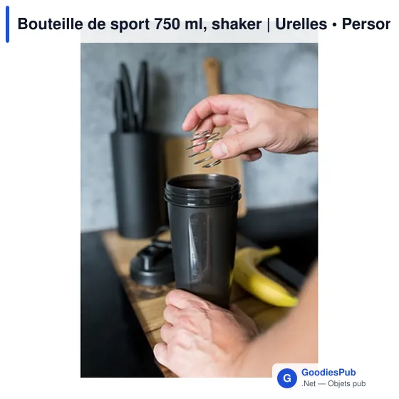 Bouteille de sport personnalisable 750 ml avec logo | Urelles - Image 10
