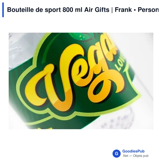 Bouteille de sport personnalisable 800 ml avec logo - Air Gifts - Image 11