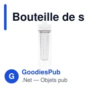 Bouteille de sport personnalisable 800 ml avec logo - Air Gifts - Miniature 5