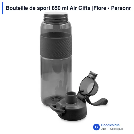 Bouteille de sport personnalisable 850 ml avec logo - Air Gifts | Flore - Image 12