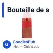 Bouteille de sport personnalisable 850 ml avec logo - Air Gifts | Flore - Miniature 3