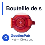 Bouteille de sport personnalisable 850 ml avec logo - Air Gifts | Flore - Miniature 5
