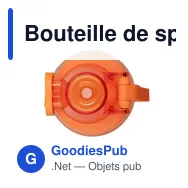 Bouteille de sport personnalisable 850 ml avec logo - Air Gifts | Flore - Miniature 10