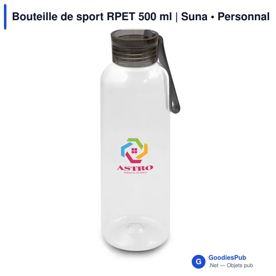 Bouteille de sport RPET 500 ml | Suna - Image 11