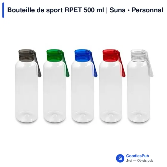 Bouteille de sport RPET 500 ml | Suna - Image 8