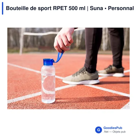 Bouteille de sport RPET 500 ml | Suna - Image 9