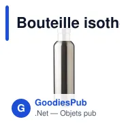 Bouteille isotherme personnalisable 1 000 ml avec logo - Damien - Miniature 9