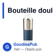 Bouteille isotherme personnalisable en acier inoxydable recyclé Esenavec logo - Miniature 4