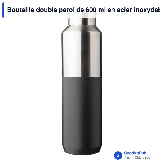 Bouteille isotherme personnalisable en acier inoxydable recyclé Esenavec logo - Image 9