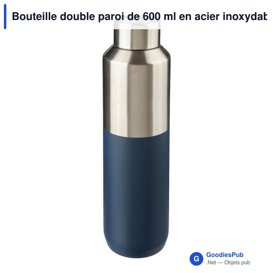 Bouteille isotherme personnalisable en acier inoxydable recyclé Esenavec logo - Image 10