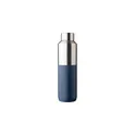Variante bleu - Bouteille isotherme personnalisable en acier inoxydable recyclé Esenavec logo