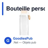 Bouteille personnalisable en Tritan transparent avec logo - 600 ml - Miniature 7