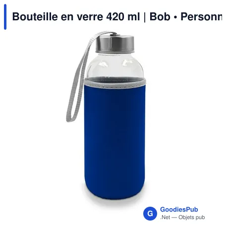 Bouteille en verre 420 ml | Bob