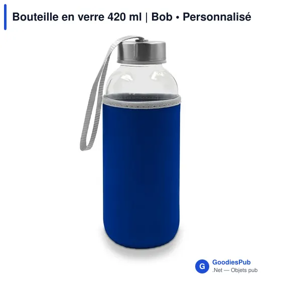 Bouteille en verre 420 ml | Bob - Image 1