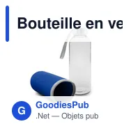 Bouteille en verre 420 ml | Bob - Miniature 2