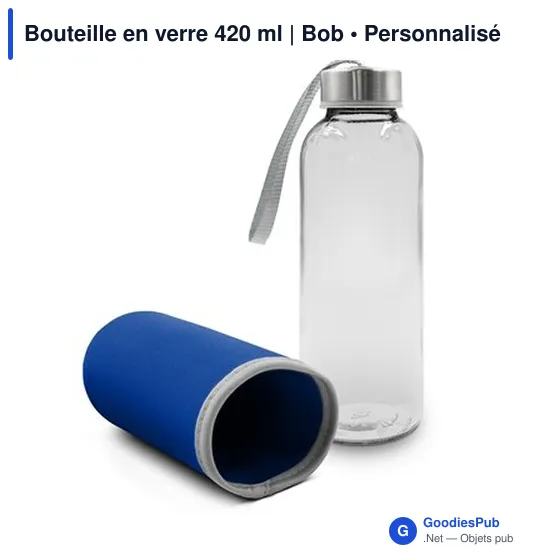Bouteille en verre 420 ml | Bob - Image 2