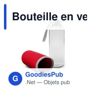 Bouteille en verre 420 ml | Bob - Miniature 11