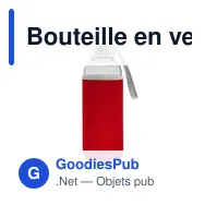 Bouteille en verre 420 ml | Bob - Miniature 12