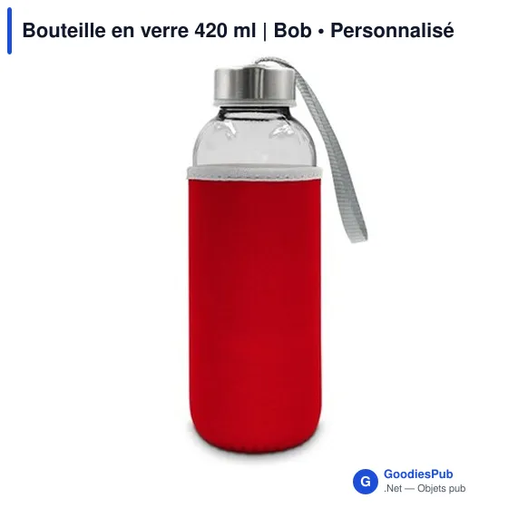 Bouteille en verre 420 ml | Bob - Image 12