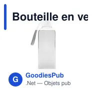 Bouteille en verre 420 ml | Bob - Miniature 4