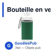Bouteille en verre 420 ml | Bob - Miniature 5