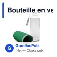 Bouteille en verre 420 ml | Bob - Miniature 6