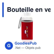 Bouteille en verre 420 ml | Bob - Miniature 9