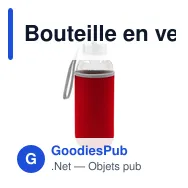 Bouteille en verre 420 ml | Bob - Miniature 10