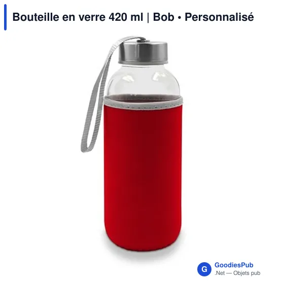 Bouteille en verre 420 ml | Bob - Image 10