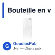 Bouteille en verre personnalisable 500 ml avec logo | Viivi - Miniature 2