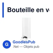 Bouteille en verre personnalisable 500 ml avec logo | Viivi - Miniature 4