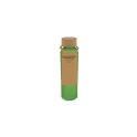 Variante Frosted Vert clair - Bouteille personnalisable en verre recyclé dépoli 500 ml avec logo - Bouchon liège