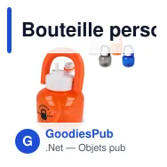 Bouteille personnalisable en R-PET 1,8 L avec logo - Hi-lou - Miniature 1