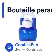 Bouteille personnalisable en R-PET 1,8 L avec logo - Hi-lou - Miniature 2