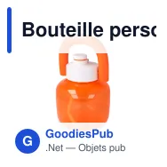 Bouteille personnalisable en R-PET 1,8 L avec logo - Hi-lou - Miniature 3