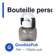 Bouteille personnalisable en R-PET 1,8 L avec logo - Hi-lou - Miniature 4
